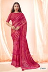 Sharvangi By Vallabhi Designer Print Georgette Sarees Wholesale Clothing Suppliers In india